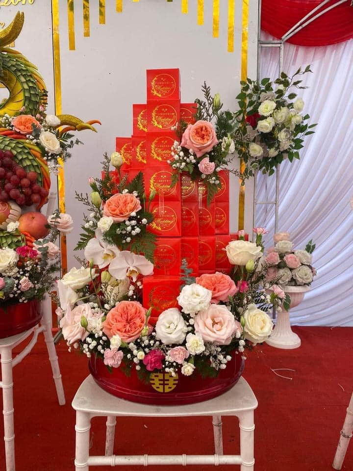 Tráp dạm ngõ - Mâm quả cưới hỏi ở Việt Trì - Phú Thọ